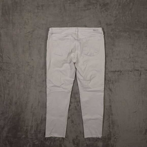 Kut from the Kloth Jeans Catherine Boyfriend – Women's Size 10 White Denim - Picture 11 of 15